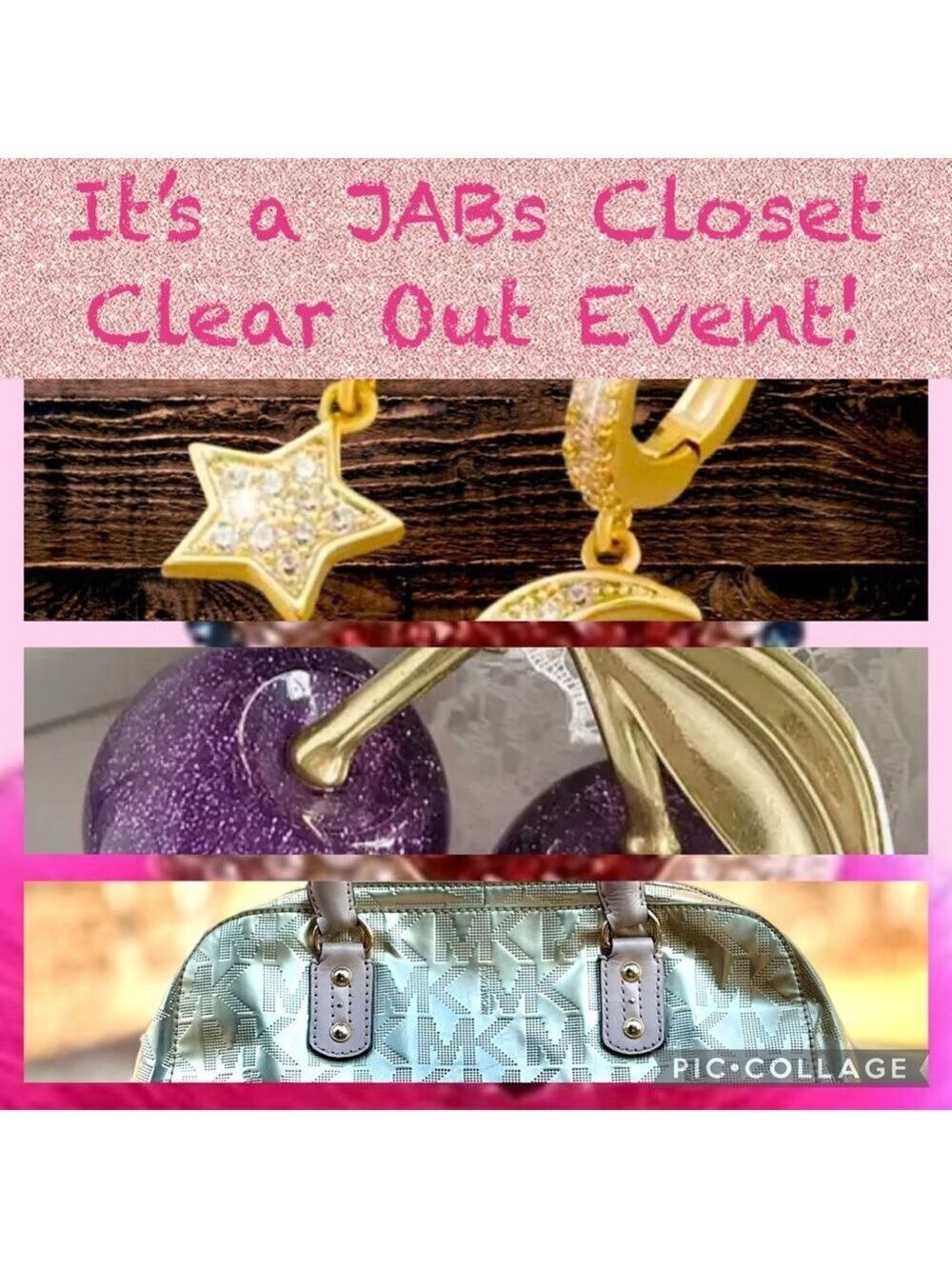 Like to be notified of my Closet Clear Outs! Jewelry, Accessories, Bags